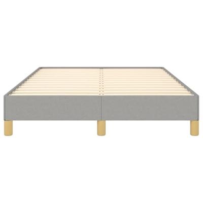 Bedframe stof lichtgrijs 120x190 cm