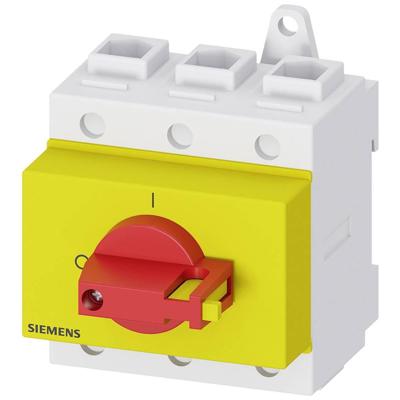 Belastbare scheidingsschakelaar Rood, Geel 3-polig 50 mm² 125 A 690 V/AC Siemens 3LD28300TK13 Belastbare scheidingsschakelaar Rood, Geel 3-polig 50 mm² 125 A 690 V/AC Siemens 3LD28300TK13