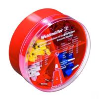 Weidmüller 9025390000 Assortiment dubbele adereindhulzen 0.5 mm², 0.75 mm², 1 mm², 1.5 mm², 2.5 mm² Deels geïsoleerd Oranje, Wit, Geel, Rood, Blauw 220 stuk(s) - thumbnail