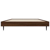 Bedframe zonder matras bewerkt hout bruin eikenkleur 90x190 cm - thumbnail