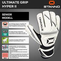 Stanno 480234 Ultimate Grip Hyper II - White-Black - 10.5 - thumbnail