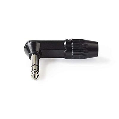 Nedis 6,35 mm Audioconnector | Gehoekt | Male | Soldeer | 8.0 mm | 1 stuks - COTP23903BK COTP23903BK Nedis 6,35 mm Audioconnector | Gehoekt | Male | Soldeer | 8.0 mm | 1 stuks - COTP23903BK COTP23903BK