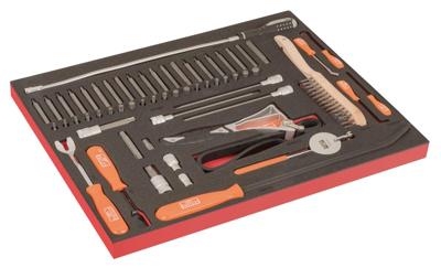 Bahco Foaminlay Fit&Go 3/3 met diverse gereedschappen - met lasermarkering - 60-delig - FF1A225LM