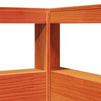 Boekenkast Hoofdeinde L-vormig 80 cm grenenhout wasbruin - thumbnail