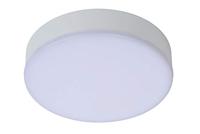 Lucide CERES-LED - Plafonnière Badkamer - Ø 21,5 cm - LED Dimb. - 1x30W 3000K - IP44 - Wit - thumbnail