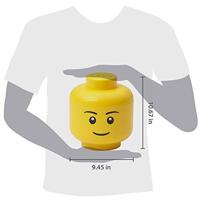 Room Copenhagen LEGO Storage Head "Boy", Geel opbergdoos - thumbnail