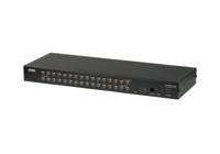 KH1532A - KVM-schakelaar - CAT5 - 32 x KVM port(s) - 1 lokale gebruiker - rack-uitvoering - thumbnail