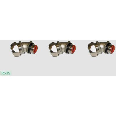 Helukabel 94162 Slangbevestiging Zilver M25 45° 5 stuk(s)