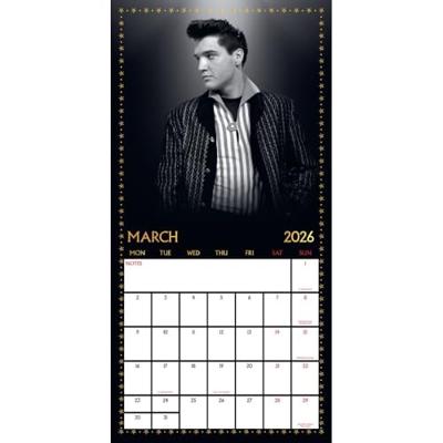ELVIS 2026 SQUARE CALENDAR
