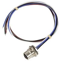 TRU COMPONENTS TC-12833048 Sensor/actuator inbouwbus M12 Aantal polen (sensoren): 4 Bus, inbouw 0.5 m 1 stuk(s) - thumbnail