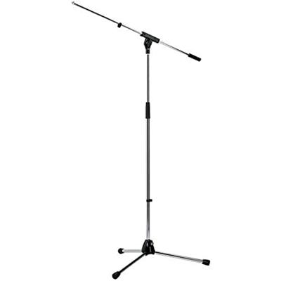 Konig & Meyer 21060 microfoonstandaard met boomarm (chroom) Konig & Meyer 21060 microfoonstandaard met boomarm (chroom)