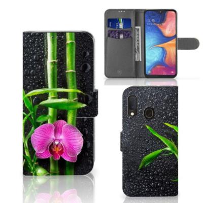 Samsung Galaxy A20e Hoesje Orchidee Samsung Galaxy A20e Hoesje Orchidee