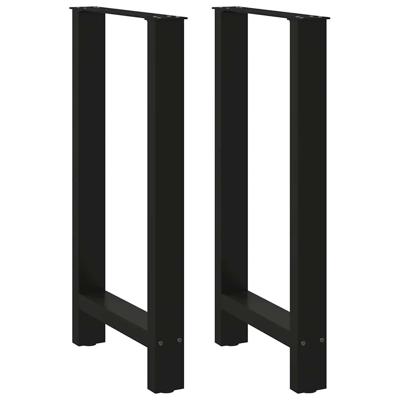 Bartafelpoten 2 st 40x(90-91) cm staal zwart
