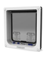 Cat Mate kattenluik groot met vierwegsluiting 50mm wit - thumbnail