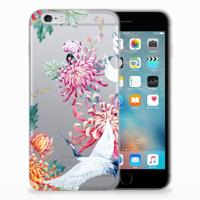 Apple iPhone 6 | 6s | TPU Hoesje | Bird Flowers - thumbnail