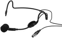 Headset Spraakmicrofoon Monacor HSE-90 Zendmethode:Kabelgebonden Incl. windkap - thumbnail