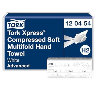 Tork Xpress® gecomprimeerde zachte handdoek, multifold M, Advanced, 2-laags, systeem H2, 12 x 200 vel
