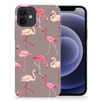 iPhone 12 | 12 Pro (6.1") | TPU Hoesje | Flamingo - thumbnail