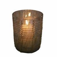 Bruin Waxinelichthouder Filigrain Recht - Model 1 (13 cm) - thumbnail