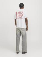 Heren-T-Shirt met Korte Mouwen Jack & Jones Jorsnake - Maat: L - thumbnail