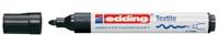 Textielmarker edding 4500 rond 2-3mm zwart - thumbnail