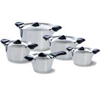 Q-linair Classic pannenset 5-delig - thumbnail