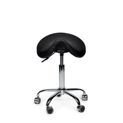 Premium zadelkruk zwart laag