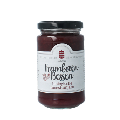 Marienwaerdt Moestuinjam bes framboos bio 250 Gram