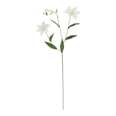 Lelietak Kunstbloem deluxe Creme 70cm