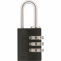 Abus cijfer hangslot 145/20 - zwart, 5cm - thumbnail