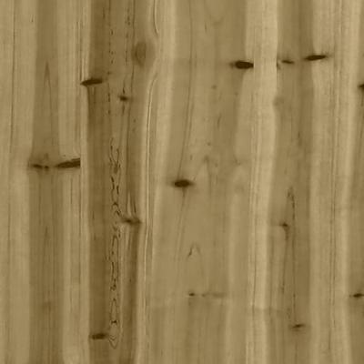 Tuinmiddenbanken 2 st gempregneerd grenenhout - thumbnail