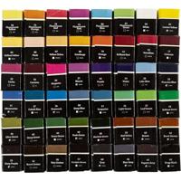 Creativ Company Art aquarelverf, ½-pan, afm 10x15x20 mm, standaardkleuren, 48 kleur/ 1 doos - thumbnail