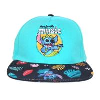 Lilo & Stitch Curved Bill Cap Here For The Music - thumbnail