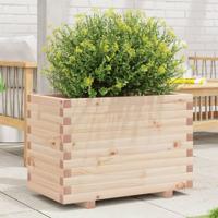 VidaXL Plantenbak 70x40x49,5 cm massief grenenhout - thumbnail