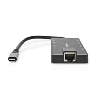 Nedis CCBW64775AT02 USB-adapter USB-C -USB-A, RJ45, HDMI, SD 0.2m - thumbnail