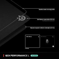 Gaming muismat - STEELSERIES - QcK Performance L - Balans - 490 x 420 mm - thumbnail