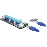 DeLOCK Riser Card PCI Express x1 > x16 met USB-kabel - thumbnail