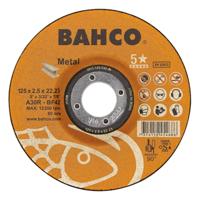 Bahco Slijpschijf | voor afbramen | voor metaal 125 x 2.5 x 22.23mm - 3911-125-T42-M - thumbnail