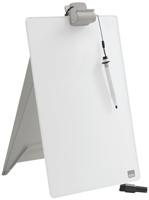 Desktop flipover Nobo met droog uitwisbaar glasoppervlak - thumbnail