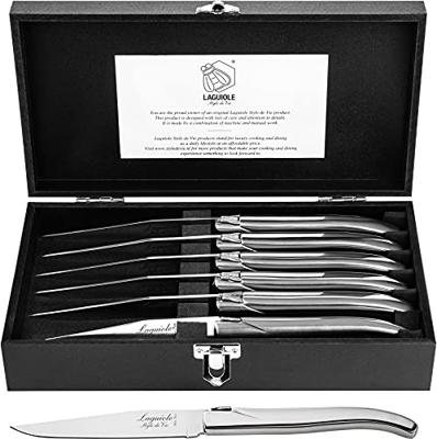 Laguiole Style de Vie Steakmessen Luxury Line RVS - 6 stuks