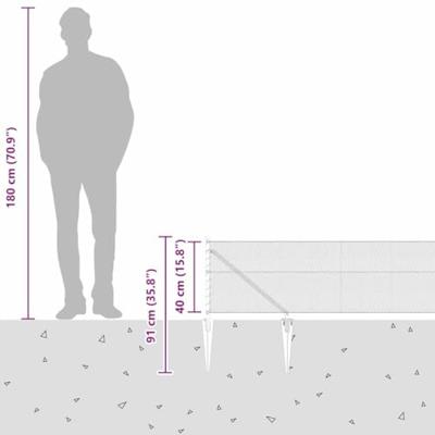 VidaXL Afrasteringspaal zilver 25 x 0,4 m (13 mm gaas) staal VidaXL Afrasteringspaal zilver 25 x 0,4 m (13 mm gaas) staal