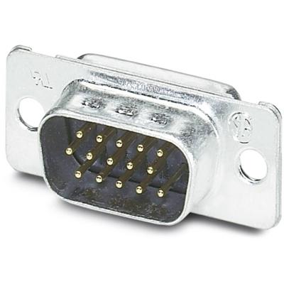 Phoenix Contact VS-09-ST-DSUB-HD-EG 1655111 D-sub male connector 180 ° Aantal polen: 15 Soldeerkelk 10 stuk(s) Phoenix Contact VS-09-ST-DSUB-HD-EG 1655111 D-sub male connector 180 ° Aantal polen: 15 Soldeerkelk 10 stuk(s)