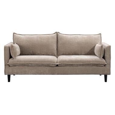 Bank Sem 2,5-zits - ribstof - zand