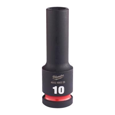 Milwaukee ShockWave™ Krachtdop 1/2" | lang | 10mm - 4932480328 Milwaukee ShockWave™ Krachtdop 1/2" | lang | 10mm - 4932480328
