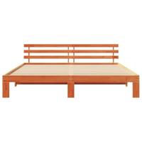 Bedframe Wasbruin 200 x 200 cm Massief grenenhout - thumbnail