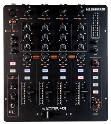 Allen & Heath Xone 43 4 kanaals DJ mixer