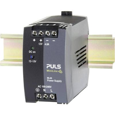 PULS ML60.122 DIN-rail netvoeding 12 V/DC 4.5 A 54 W Aantal uitgangen:1 x Inhoud 1 stuk(s)