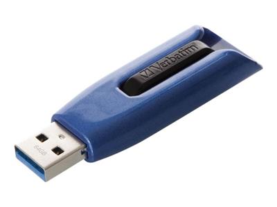 Verbatim V3 Max USB-stick 64 GB Blauw 49807 USB-A 3.2 Gen 1