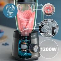 Mixer Philips HR3041/00 Zwart 1200 W 2 L - thumbnail
