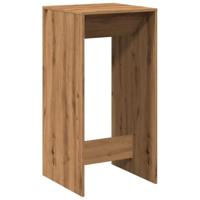 Bartafel 51x50x103,5 cm bewerkt hout artisanaal eikenkleur - thumbnail